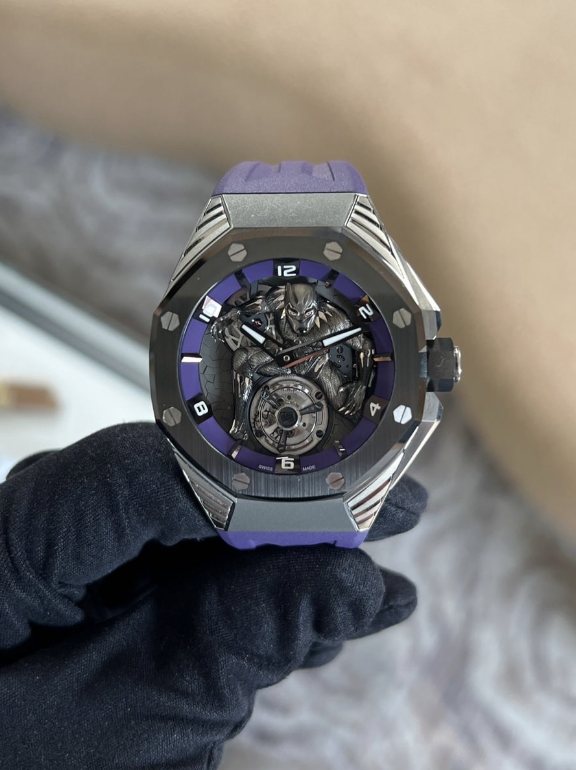 Audemars Piguet Royal Oak Concept Black Panther style luxury watch example
