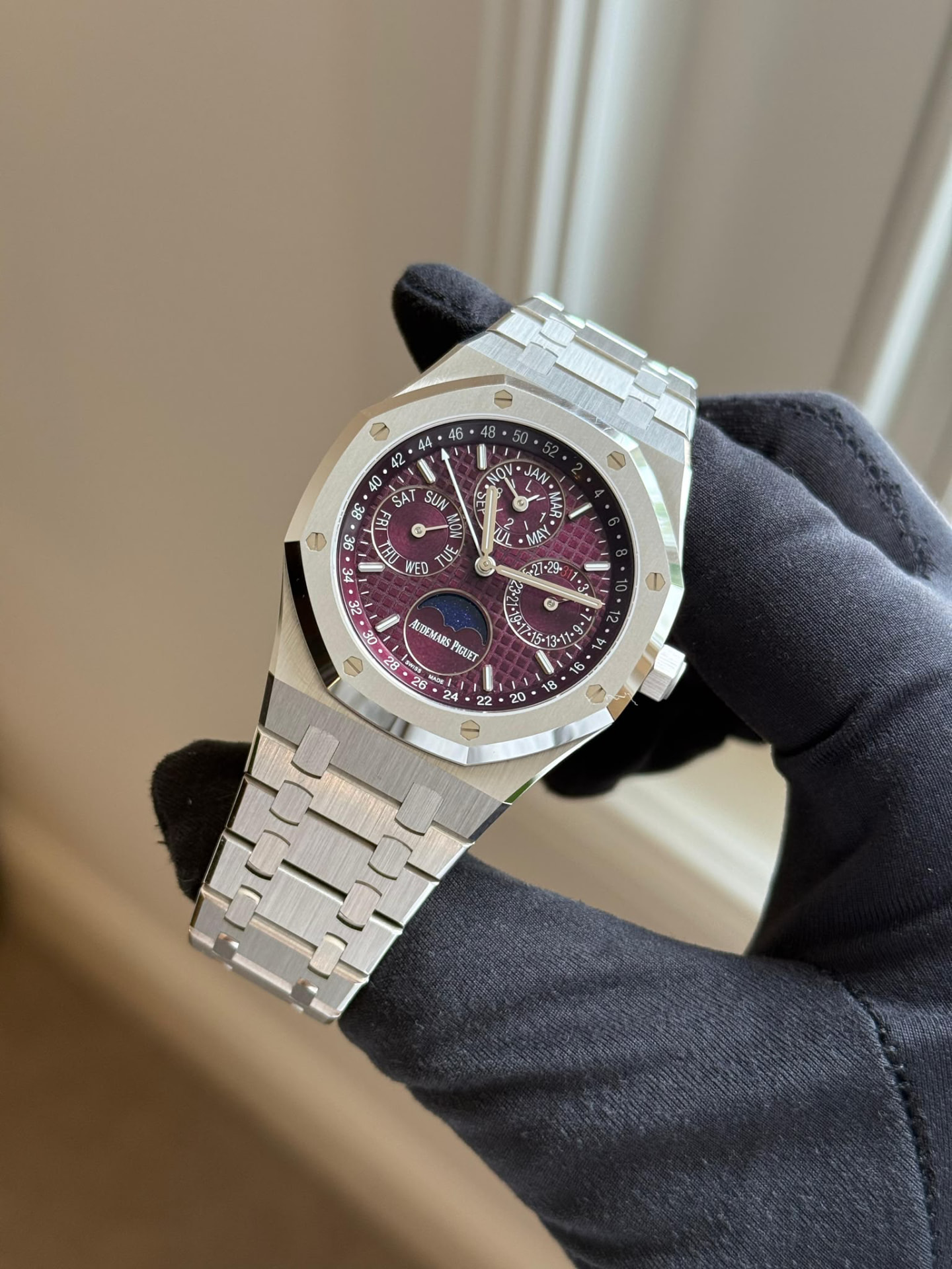 Audemars Piguet Royal Oak Perpetual Calendar style luxury watch example